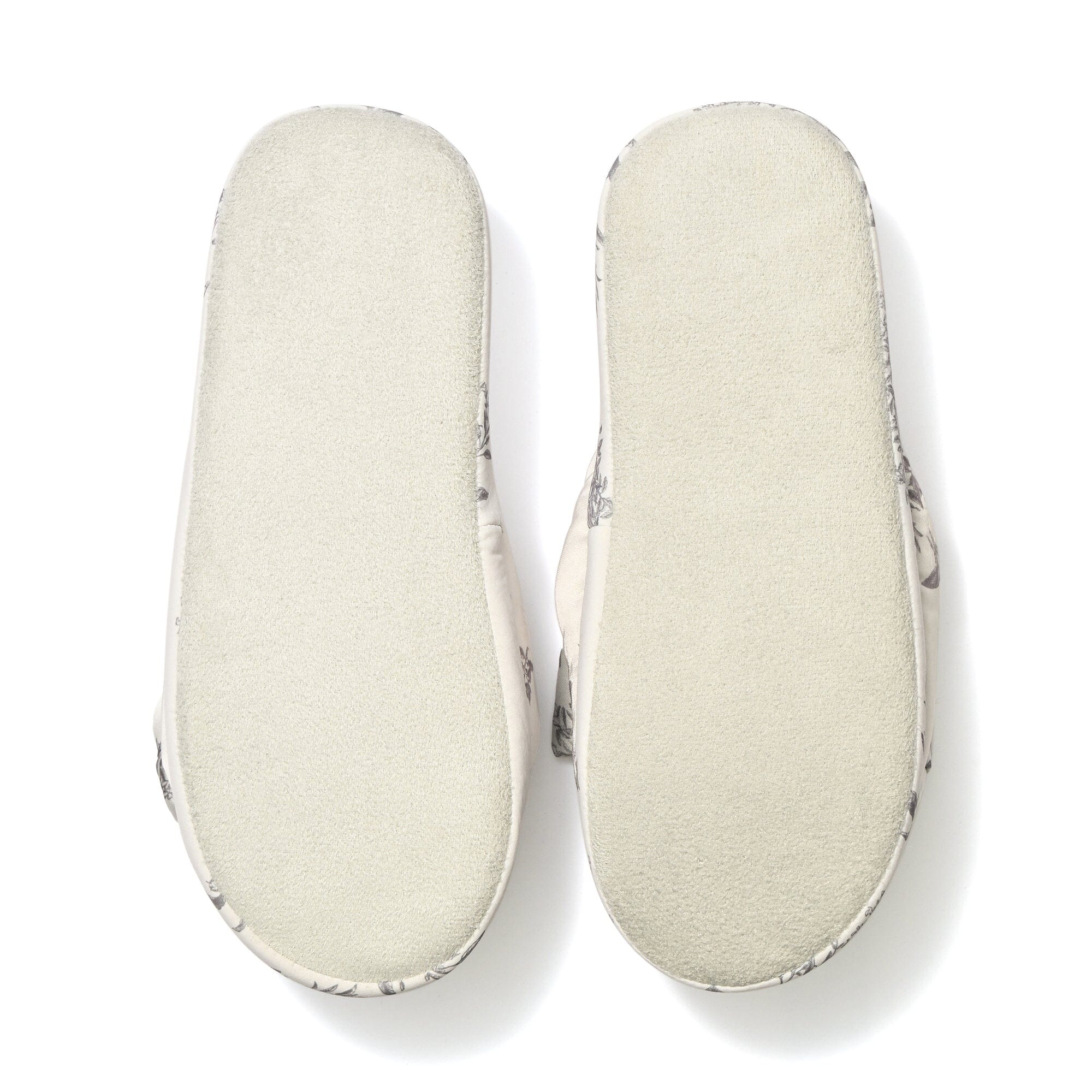 Cool Touch Satin Room Shoes Gray