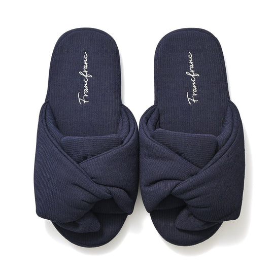 Cooling Touch Rib Cross Room Shoes Navy