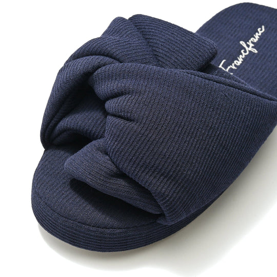 Cooling Touch Rib Cross Room Shoes Navy