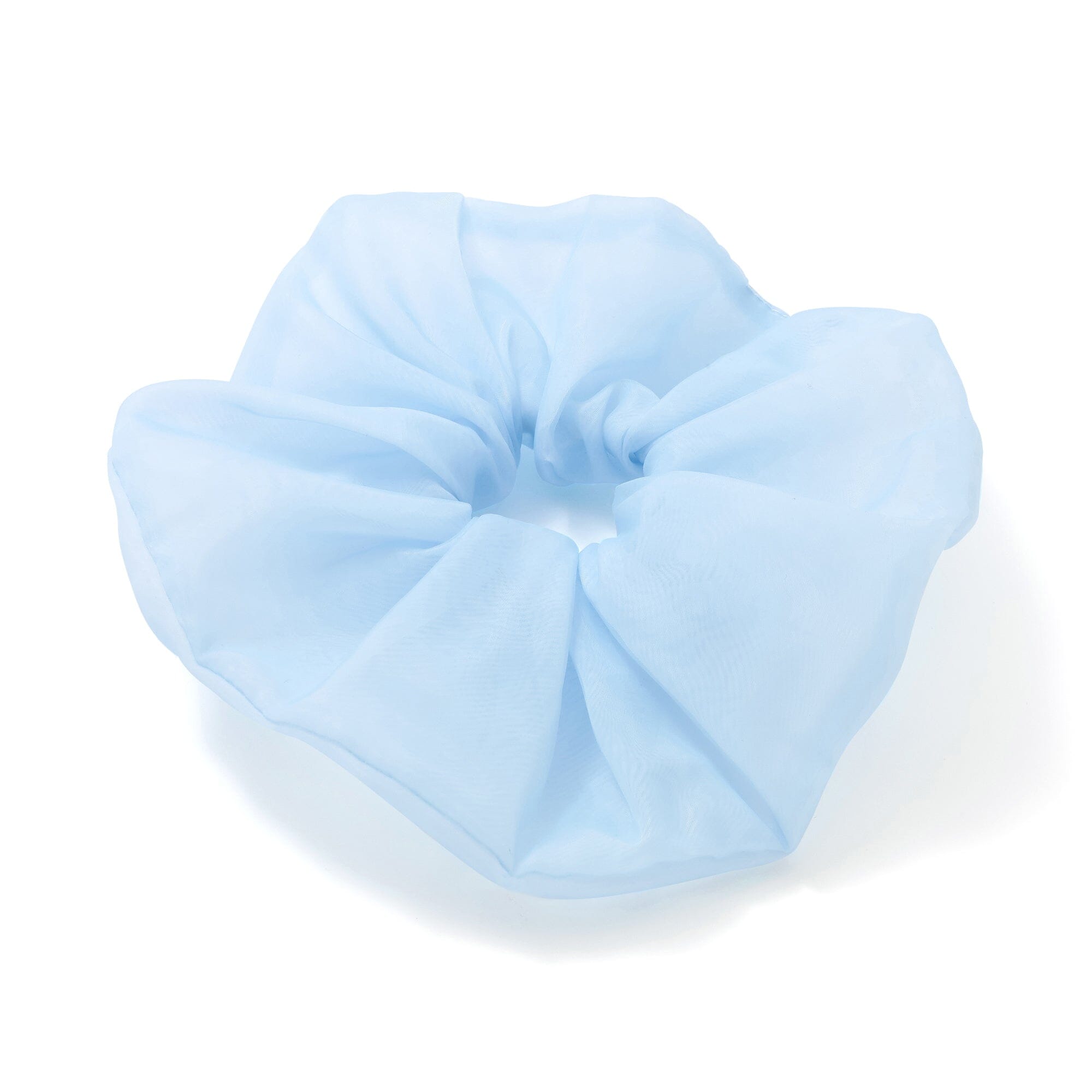 玻璃纱CHOU CHOU髮帶 籃色