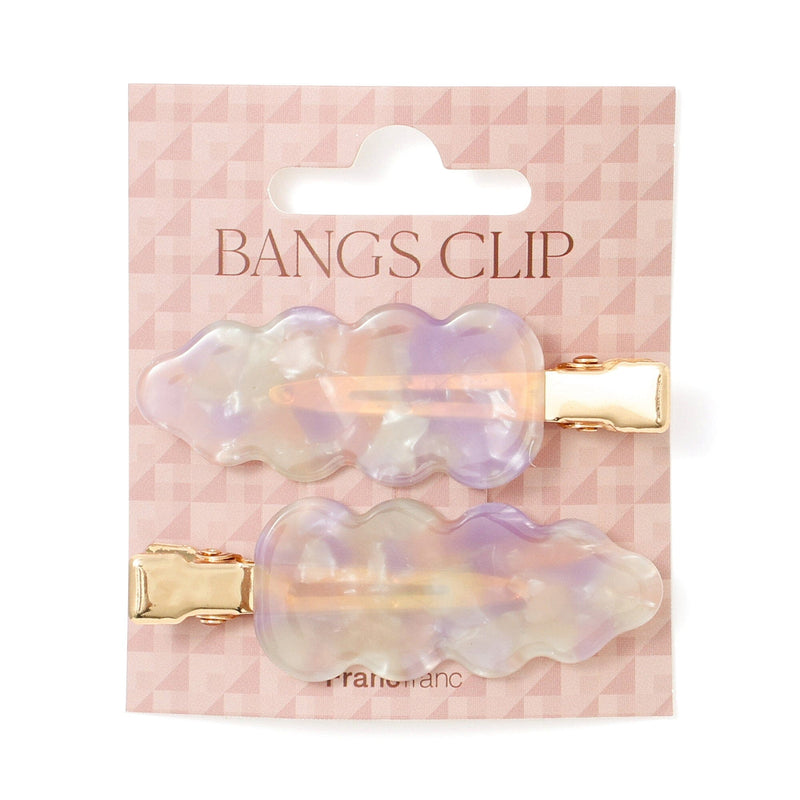 Bangs Clip Wave Light Purple