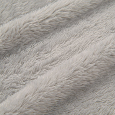 Warm Fleece Blanket Robe  Gray