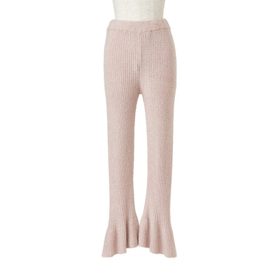 Feather Knit Tee Pajama  Pink