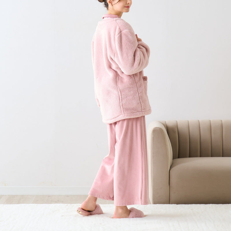 Warm Fleece Cardigan  Pink