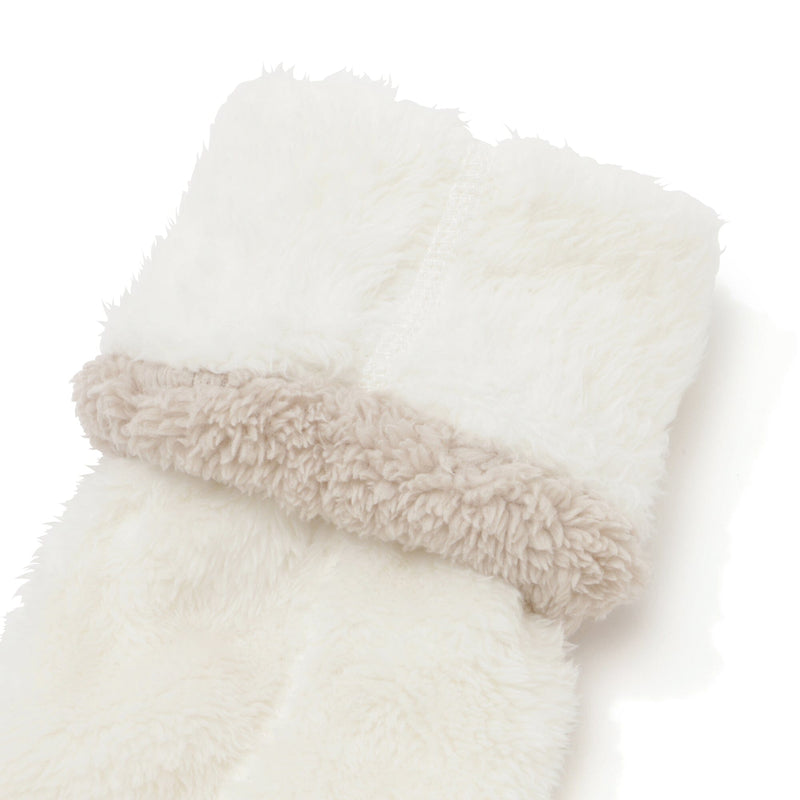 Warm Fleece Socks White