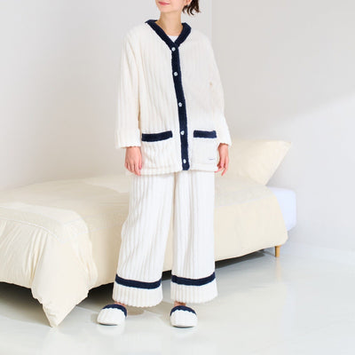 Warm Fleece Pajamas For Women White