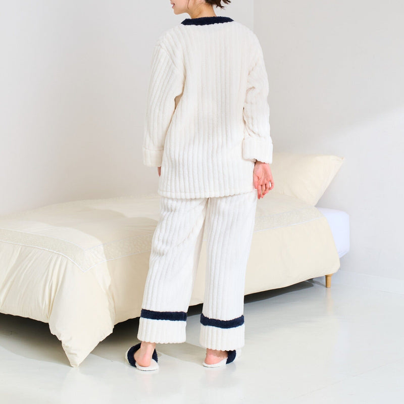 Warm Fleece Pajamas For Women White