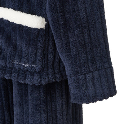 Warm Fleece Pajamas For Men Navy