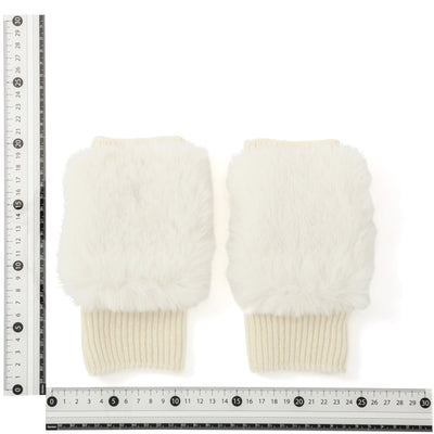 Fingerless Gloves Ivory