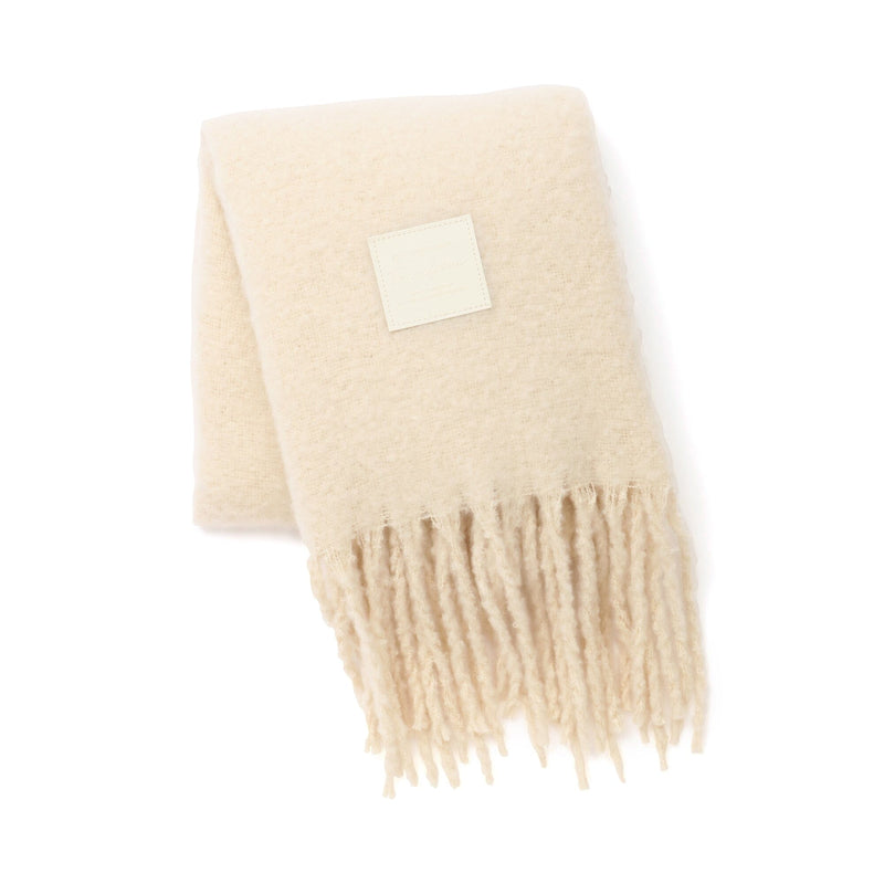 Mohair Like Scarf Ivory