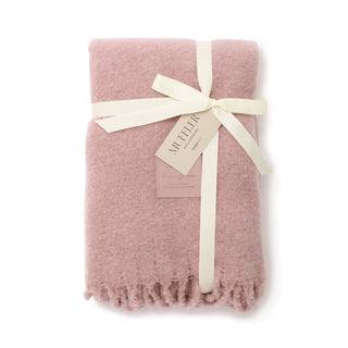 Mohair Like Scarf In Pink