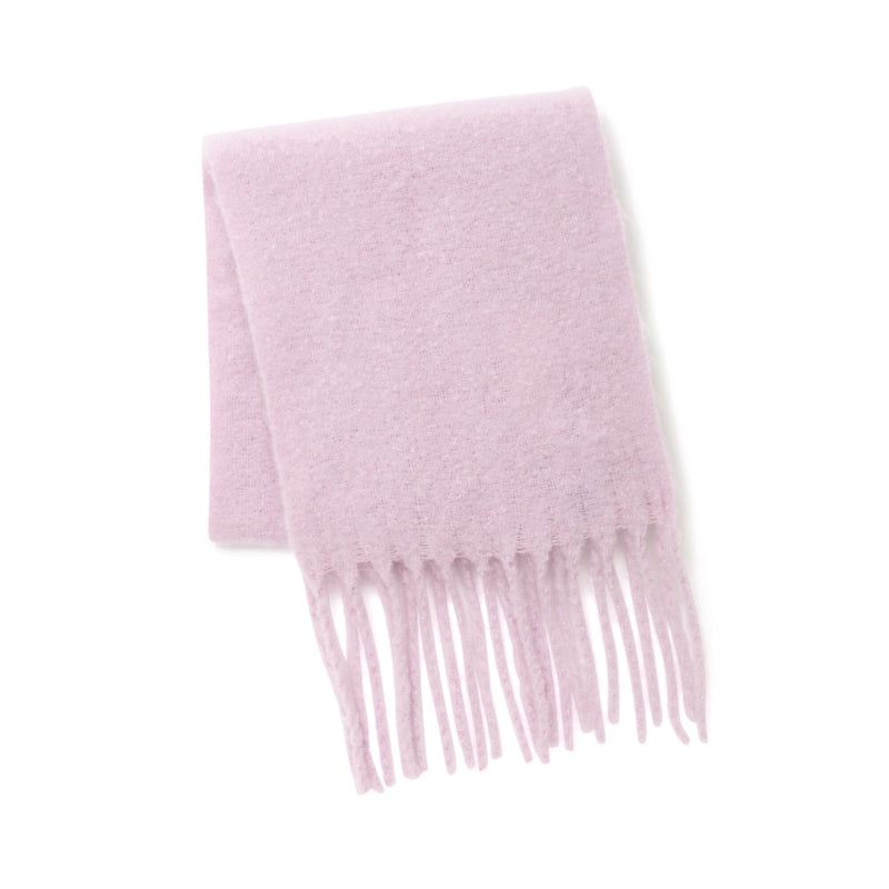 Mohair Like Scarf Slim Purple