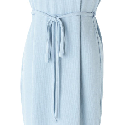 Ice Touch Rib One Piece Light Blue