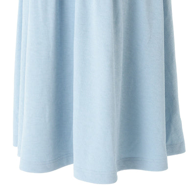 Ice Touch Rib One Piece Light Blue
