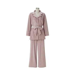 Hyaluronic Stretch Velour Pajama Pink