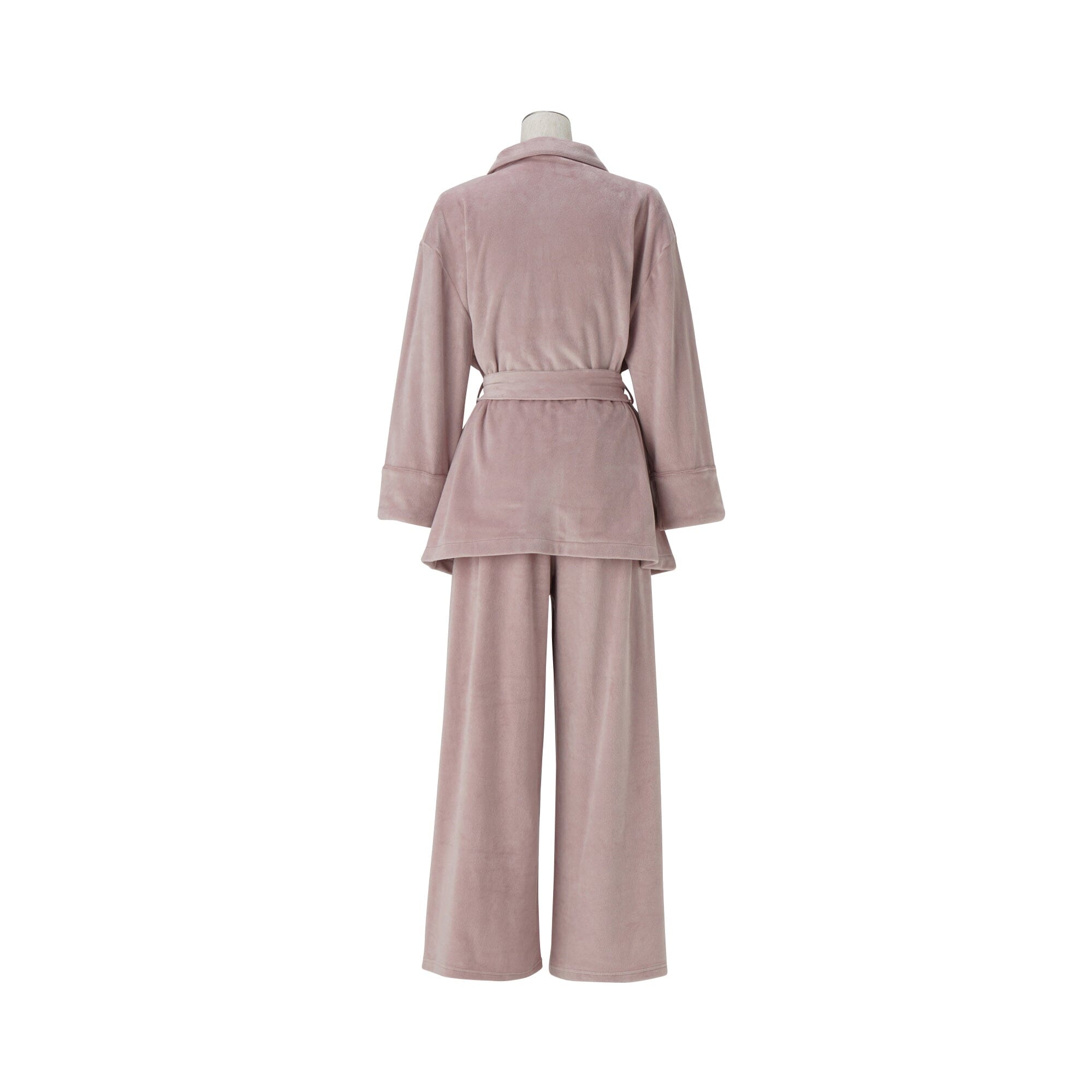 Hyaluronic Stretch Velour Pajama Pink