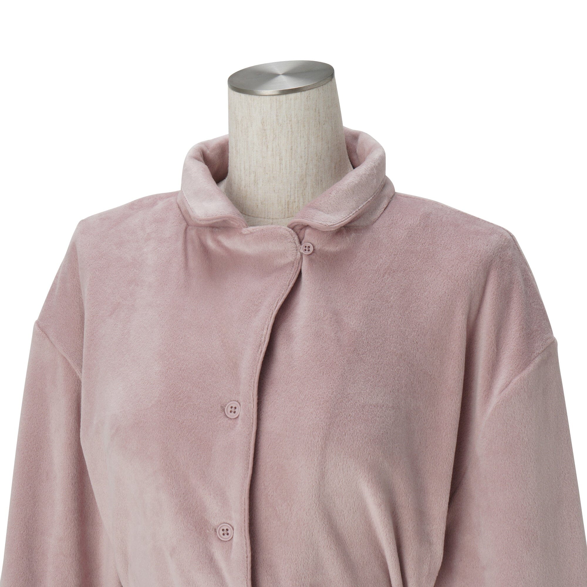 Hyaluronic Stretch Velour Pajama Pink