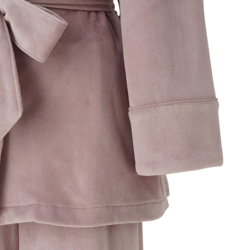 Hyaluronic Stretch Velour Pajama Pink