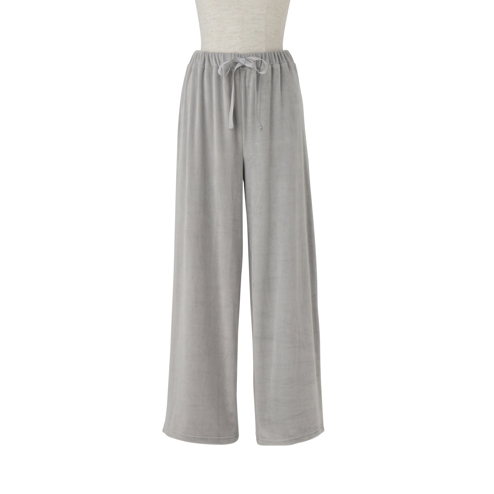 Hyaluronic Stretch Velour Pajama Gray