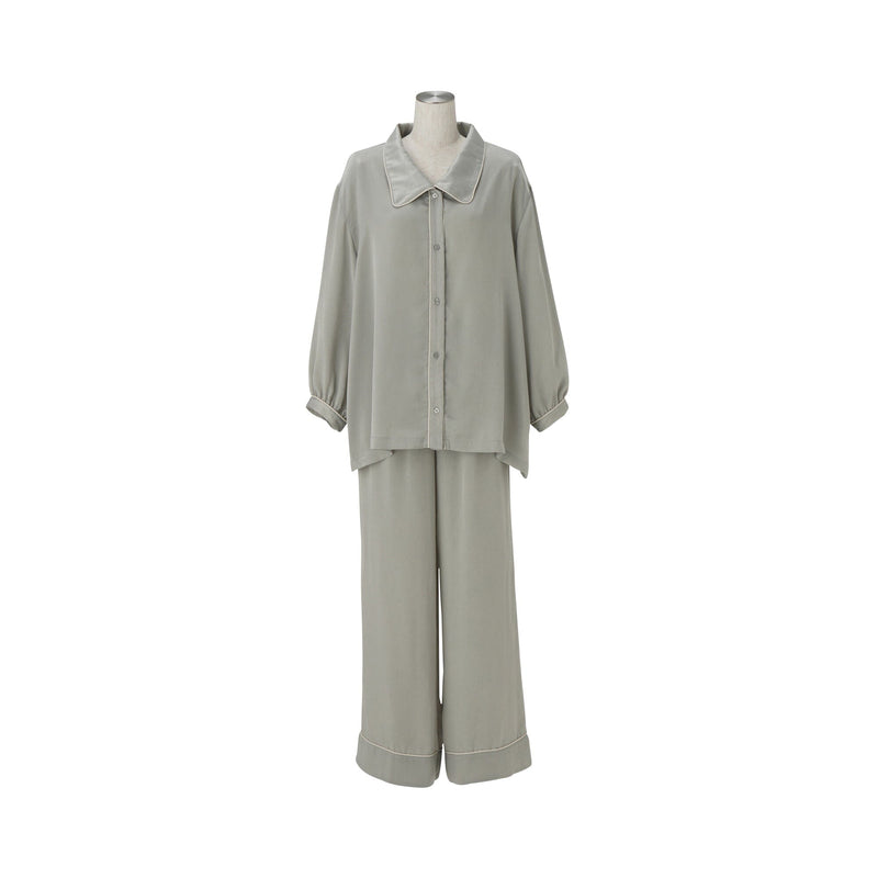 Temperature Control Satin Pajama Mint