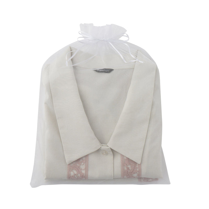 Temperature Control Lace Line Pajama Ivory