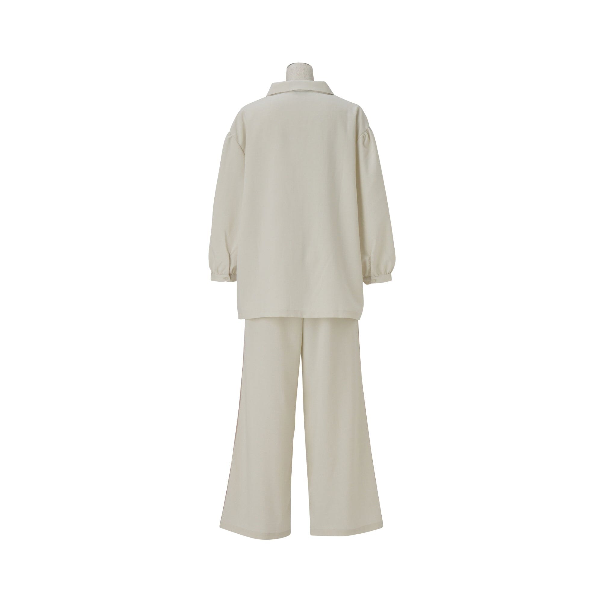 Temperature Control Lace Line Pajama Ivory