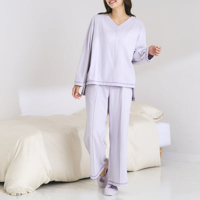 HUMIDITY CO 彈性睡衣 淺紫色