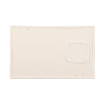 Reversible Warm Fleece 4-Way Poncho Small Ivory