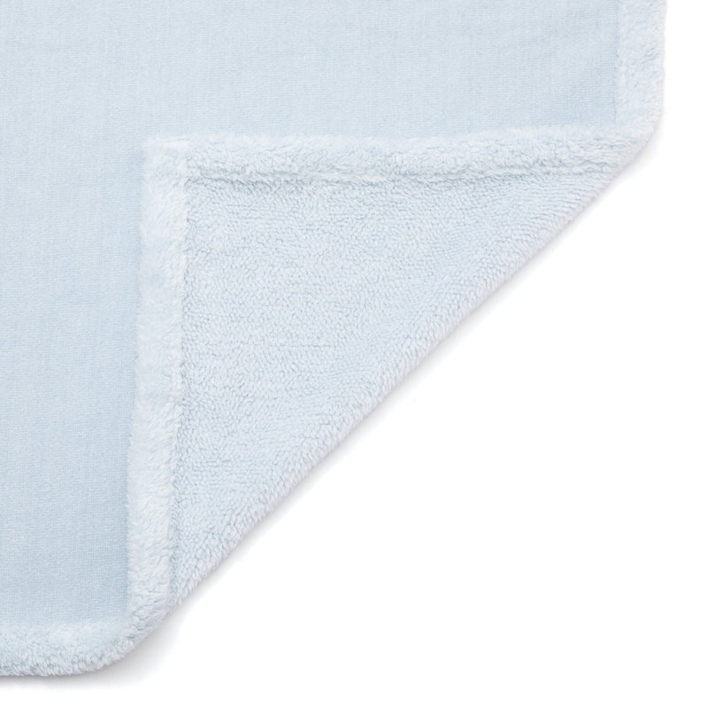 Reversible Warm Fleece 4-Way Poncho Small Light Blue