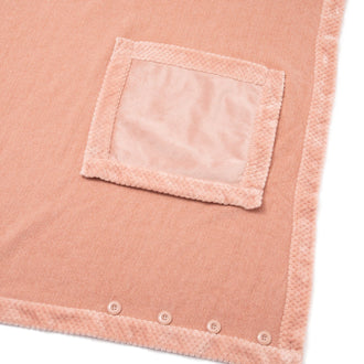 Reversible Warm Fleece 4-Way Poncho Large Pink