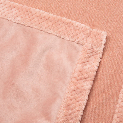 Reversible Warm Fleece 4-Way Poncho Large Pink