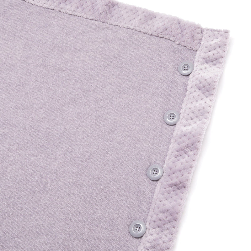 Reversible Warm Fleece 4-Way Poncho Large Gray