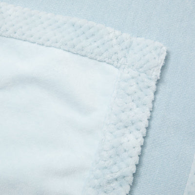 Reversible Warm Fleece 4-Way Poncho Large Light Blue