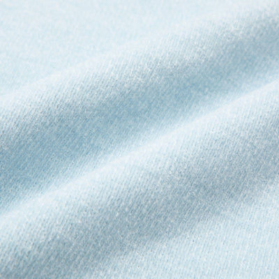 Reversible Warm Fleece 4-Way Poncho Large Light Blue