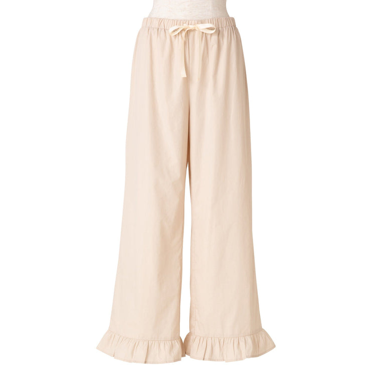 Moist Cotton Pajamas Light Beige