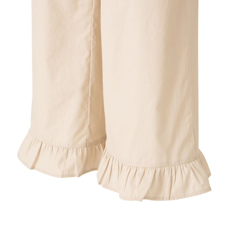 Moist Cotton Pajamas Light Beige