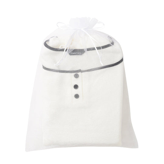 Water Absorbent Towel Pajamas White