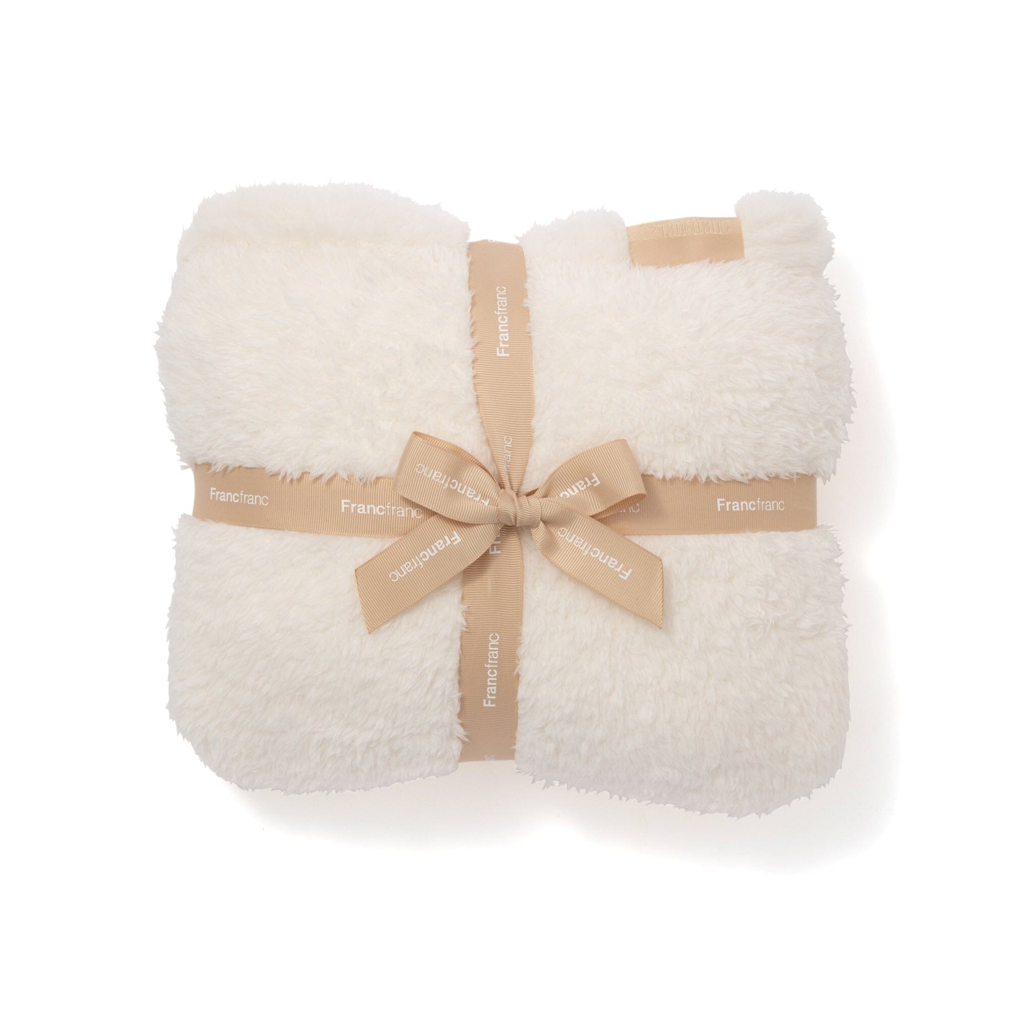 Warm Fleece 4Way Poncho Size S Ivory