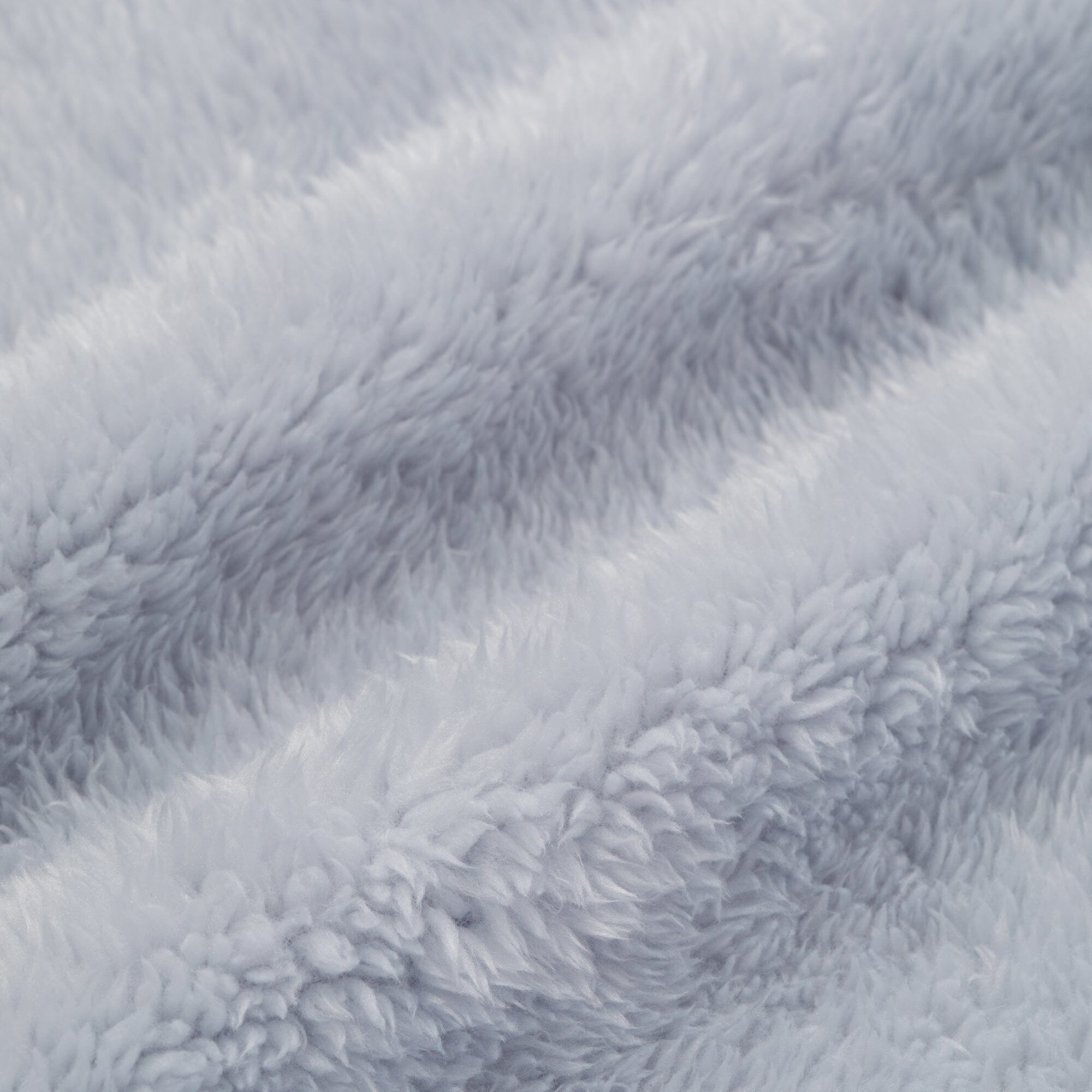 Warm Fleece 4Way Poncho Size S Light Blue