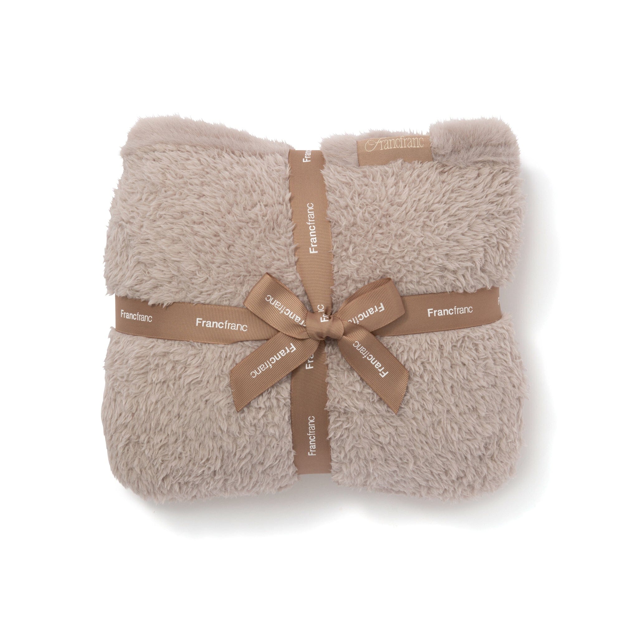 Warm Fleece 4Way Poncho Size S Greige
