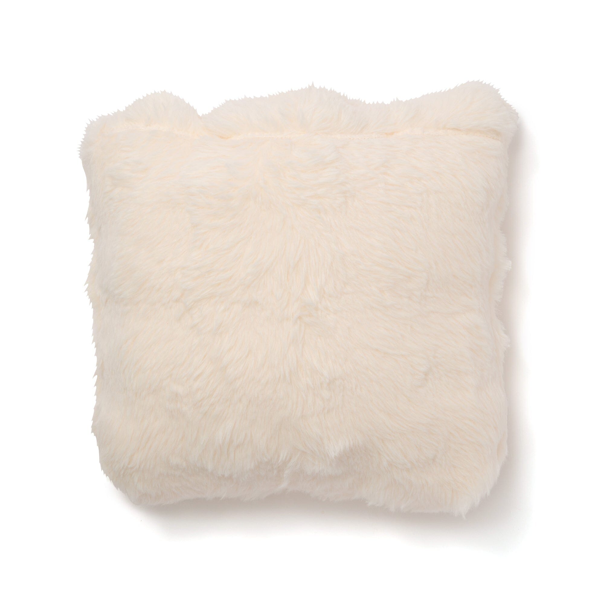 Eco Fur 4Way Poncho Size L Ivory