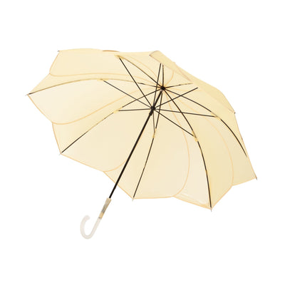 Clear Umbrella Powdery Floor Long Umbrella Yellow