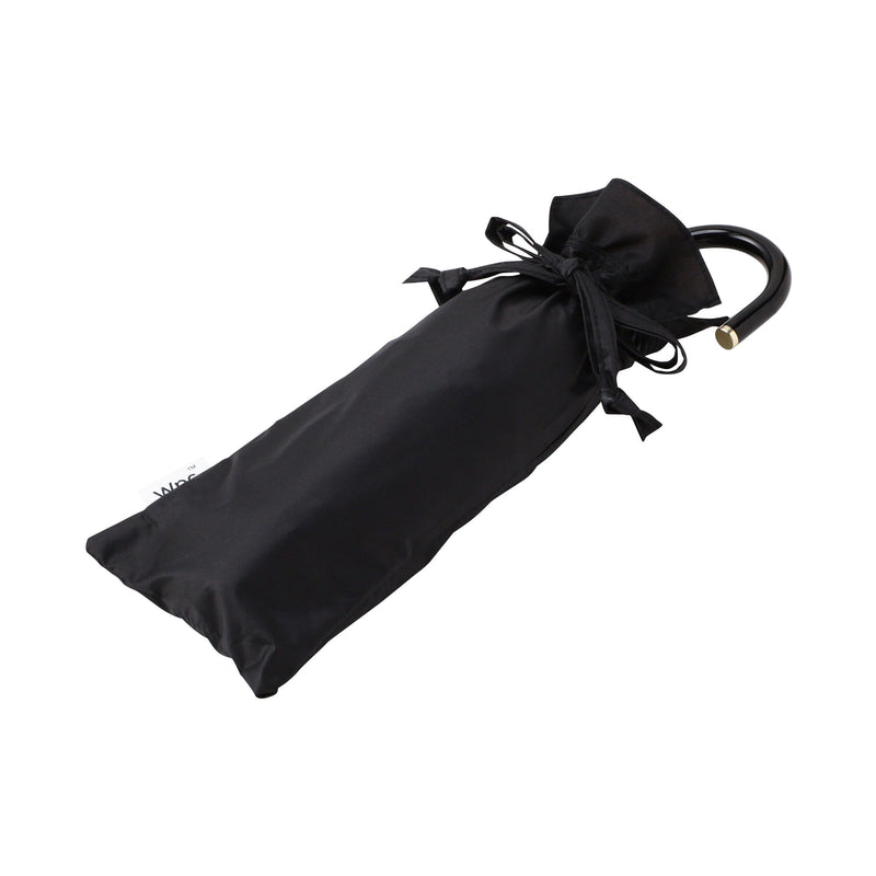 Black out Classic Frill Folding Umbrella 50cm Black