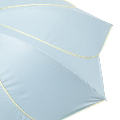 Bicolor Piping Long Umbrella 58Cm Green (For Both Sunny And Rainy Days)