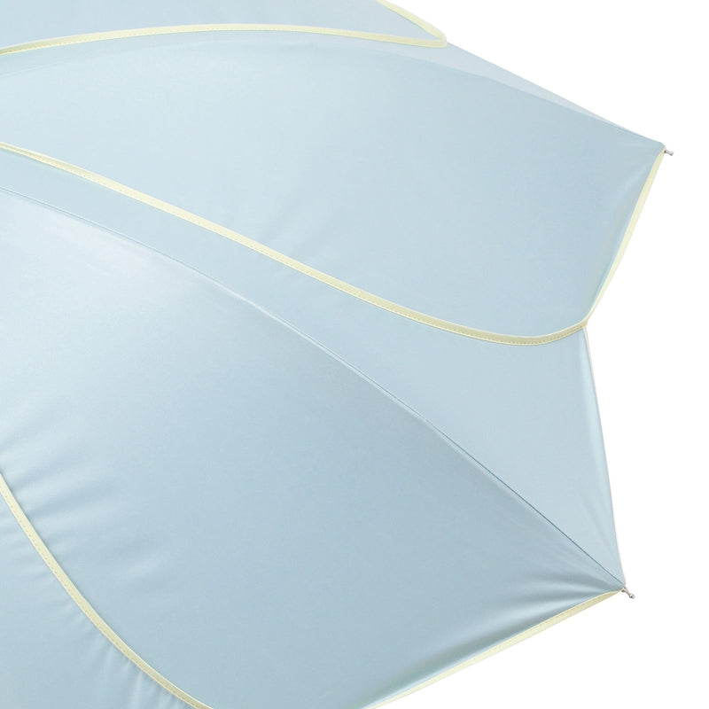 Bicolor Piping Long Umbrella 58Cm Green (For Both Sunny And Rainy Days)