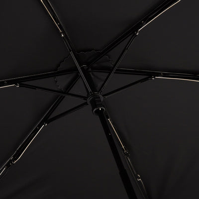 Dot Glitter Heat Cut Folding Umbrella 50Cm White (For Both Sunny And Rainy Days)