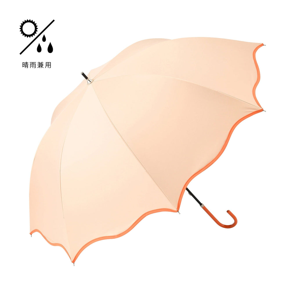 WAVE PARASOL 波浪形長柄傘58cm 橘色(晴雨皆宜) – Francfranc Hong Kong
