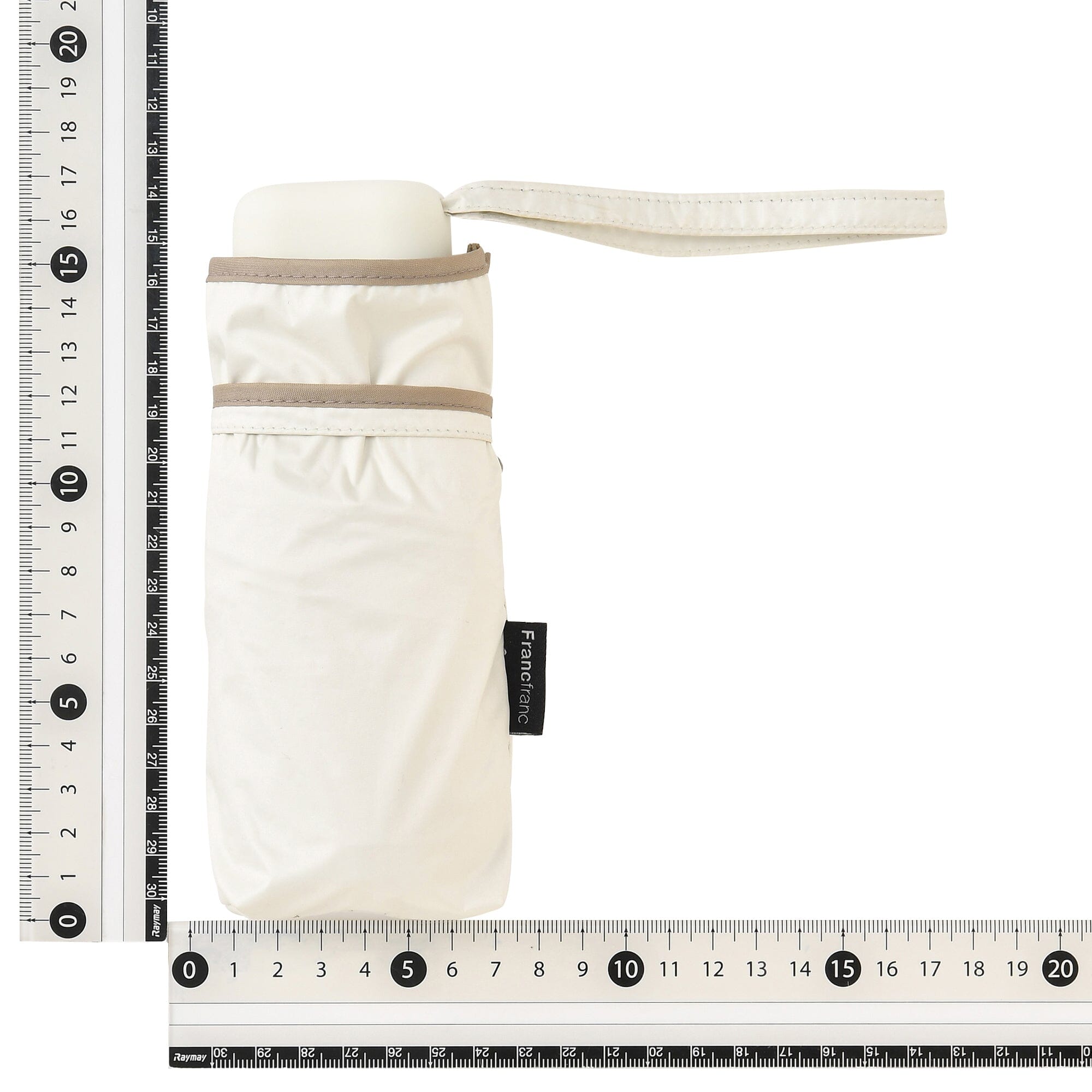 Compact Parasol Mini 47Cm Ivory (For Both Sunny And Rainy Days)