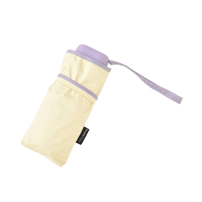 Compact Parasol Mini 47Cm Yellow (For Both Sunny And Rainy Days)