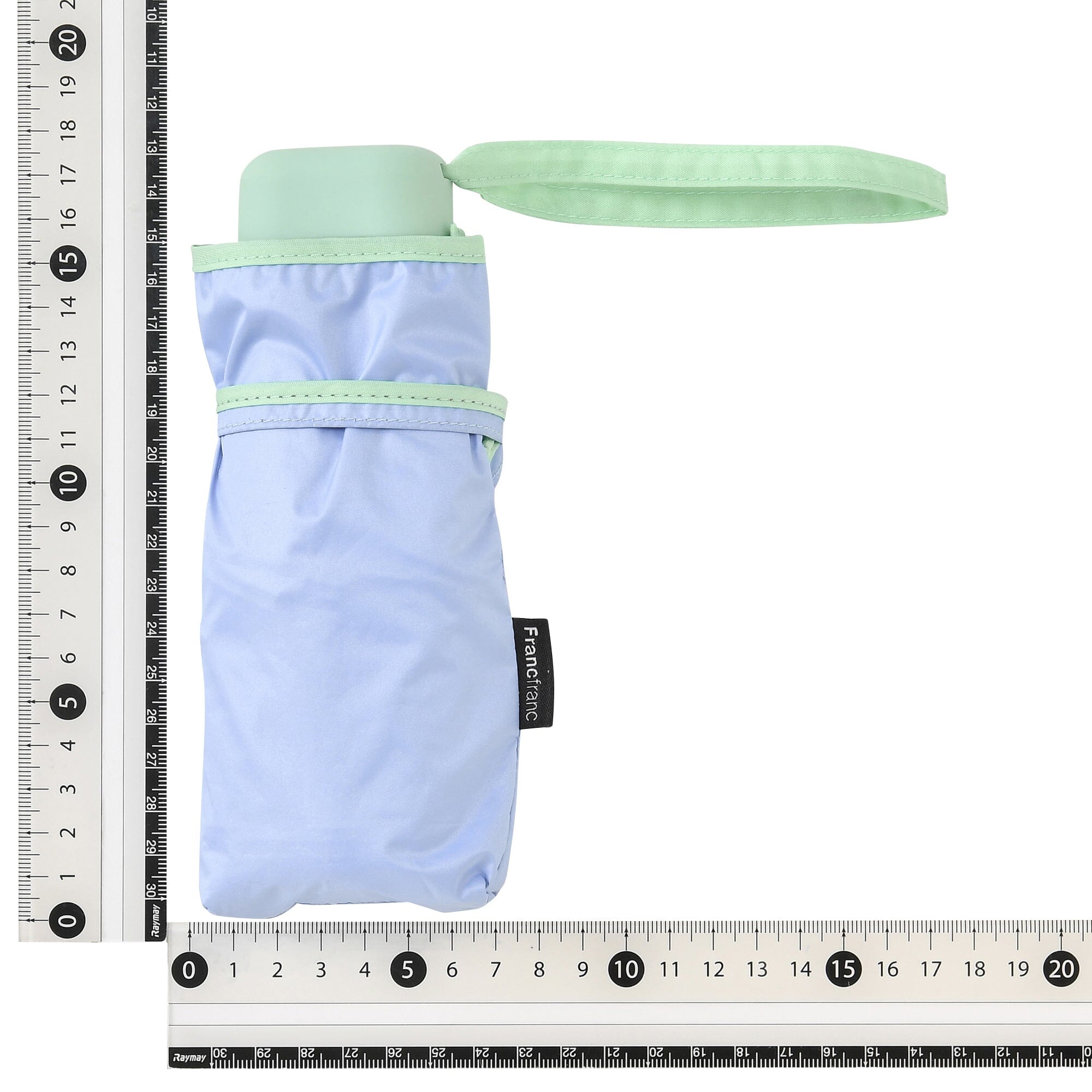 Compact Parasol Mini 47Cm Blue (For Both Sunny And Rainy Days)
